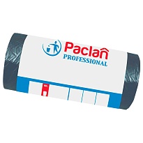 Мешки для мусора 60 л, черные, в рулоне 50 шт., ПНД, 6,2 мкм, 800х600 мм, PACLAN Professional, 604078 в Чехове