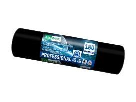 Мешки для мусора 180 л, ароматизированные, черные, в рулоне 10 шт., ПВД, 30 мкм, 1100х930 мм, PROFESSIONAL, 1801044 в Чехове Мешки для мусора 180 л, ароматизированные, черные, в рулоне 10 шт., ПВД, 30 мкм, 1100х930 мм, PROFESSIONAL, 1801044 в Чехове