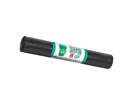 Мешки для мусора 160 л, черные, в рулоне 10 шт., ПВД, 25 мкм, 1100х800 мм, GRIFON, 101-031 в Чехове