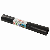 Мешки для мусора 240 л, черные, в рулоне 10 шт., ПВД 50 мкм, 1400х900 мм, LAIMA, 605337 в Чехове