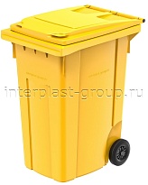 Мусорный контейнер 360 л желтый 360 желтый в Чехове
