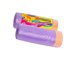 Мешки для мусора 35 л, ароматизированные, Лаванда, сиреневые, в рулоне 10 шт., ПНД, 12 мкм, 560х530 мм, GRIFON Aroma, 101-080 La в Чехове Мешки для мусора 35 л, ароматизированные, Лаванда, сиреневые, в рулоне 10 шт., ПНД, 12 мкм, 560х530 мм, GRIFON Aroma, 101-080 La в Чехове