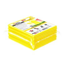 Мешки для мусора 160 л, желтые, в пачке 10 шт., ПВД, 40 мкм, 900х1100 мм, i-Bag в Чехове