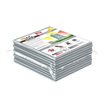 Мешки для мусора 160 л, светло-серые, в пачке 10 шт., ПВД, 40 мкм, 900х1100 мм, i-Bag в Чехове